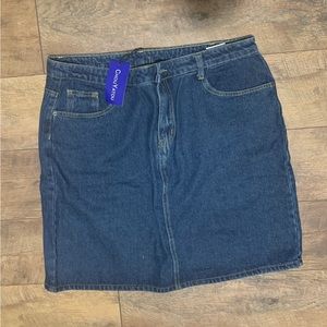 Denim Pencil Skirt